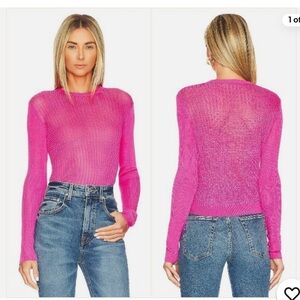 Free People H2O Crew Neck Pullover Knit Top